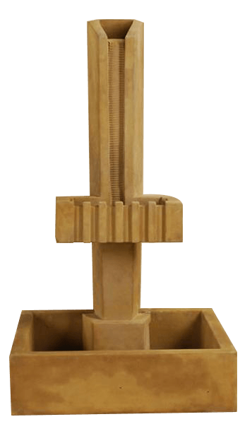 Water Channel Outdoor Cast Stone Garden Fountain Fountain Tuscan